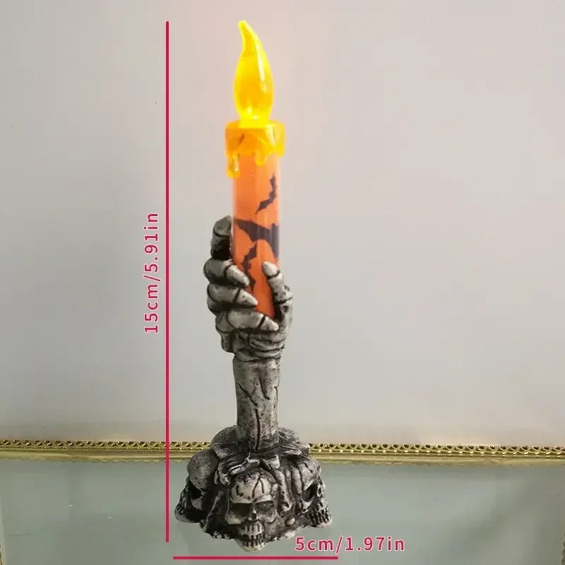 Halloween Skeleton Ghost Hands Led Candles