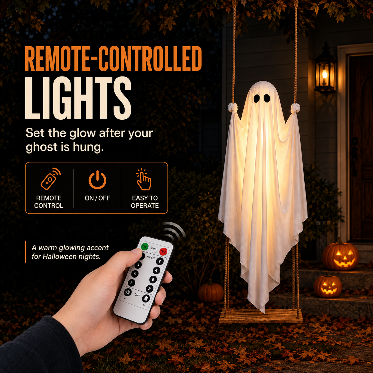 The Kailoro Swing™ — 5FT Illuminated Ghost