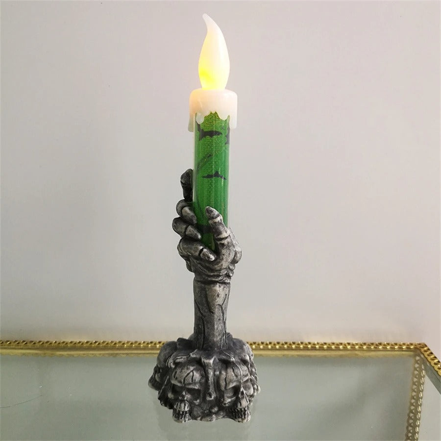 Halloween Skeleton Ghost Hands Led Candles