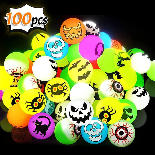 Halloween Glow in The Dark Bouncing Balls