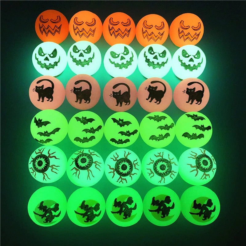Halloween Glow in The Dark Bouncing Balls
